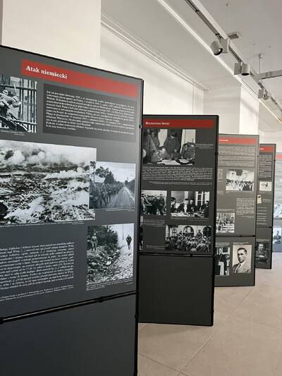 Wystawa „Zagłada polskich elit. Akcja AB - Katyń” – Warszawa. Fot. Marta Tatarczuk (IPN)