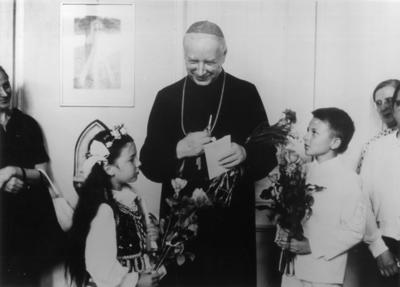 Prymas Stefan Wyszyński w czasie urlopu na Bachledówce (Archiwum IPN)