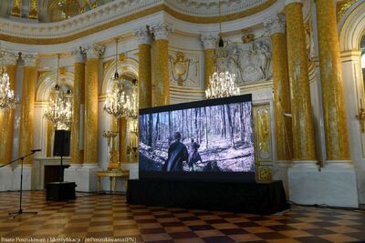 Finał VII edycji projektu edukacyjnego „Łączka i inne miejsca poszukiwań” na Zamku Królewskim w Warszawie – 24 kwietnia 2024. Fot. IPN