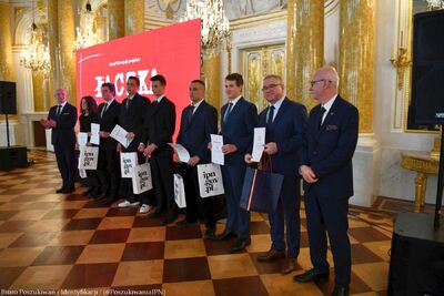 Finał VII edycji projektu edukacyjnego „Łączka i inne miejsca poszukiwań” na Zamku Królewskim w Warszawie – 24 kwietnia 2024. Fot. IPN