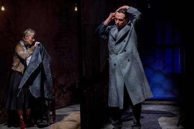 Pokaz spektaklu „Przez ścianę” – Warszawa, 24 kwietnia 2024. Fot. Sławek Kasper (IPN)