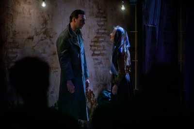 Pokaz spektaklu „Przez ścianę” – Warszawa, 24 kwietnia 2024. Fot. Sławek Kasper (IPN)