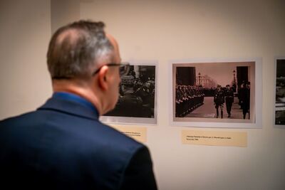 Wizyta w Polskim Ośrodku Społeczno-Kulturalnym – 3 maja 2024 r. Fot. Mateusz Niegowski (IPN)