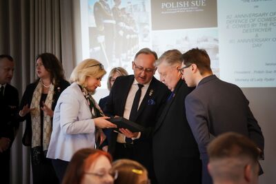 Dni ORP Błyskawica w The D-Day Story Museum – Portsmouth, 4 maja 2024 r. Fot. Mateusz Niegowski (IPN)