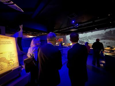 Dni ORP Błyskawica w The D-Day Story Museum – Portsmouth, 4 maja 2024 r. Fot. Mateusz Niegowski (IPN)