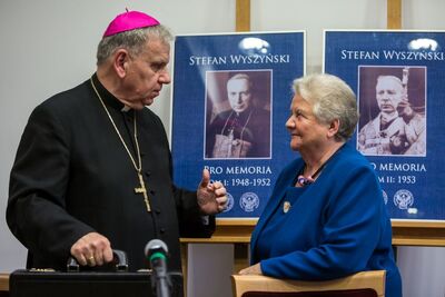 Konferencja prasowa na temat rozpoczęcia serii wydawniczej „Zapiski »Pro memoria« prymasa Stefana Wyszyńskiego” – Warszawa, 28 listopada 2017