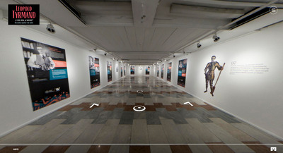 Wirtualne zwiedzanie wystawy "Leopold Tyrmand – o stylu bycia »w kontrze«"