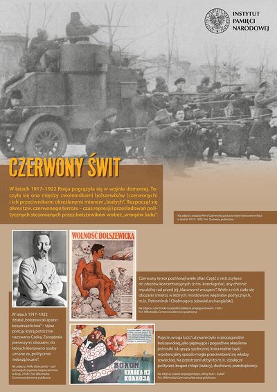 zdjęcia poszczególnych paneli wystawy