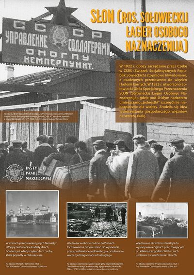 zdjęcia poszczególnych paneli wystawy