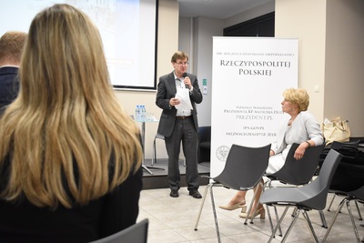 Konferencja naukowa „Relacje polsko-żydowskie w XX wieku. Badania – kontrowersje – perspektywy”. Colloquium VI: Stereotypizacja w badaniach nad relacjami polsko-żydowskimi. Fot. Dariusz Skrzyniarz