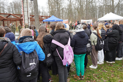 Obchody Narodowego Dnia Pamięci Żołnierzy Wyklętych – Stary Grodków, 1 marca 2024. Fot. Dominik Wojtkiewicz (IPN)