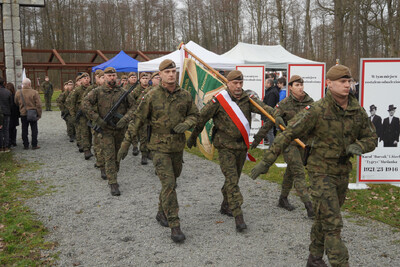 Obchody Narodowego Dnia Pamięci Żołnierzy Wyklętych – Stary Grodków, 1 marca 2024. Fot. Dominik Wojtkiewicz (IPN)