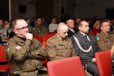 Na Galę przybyli liczni przedstawiciele Wojska Polskiego, Straży Granicznej i więziennictwa