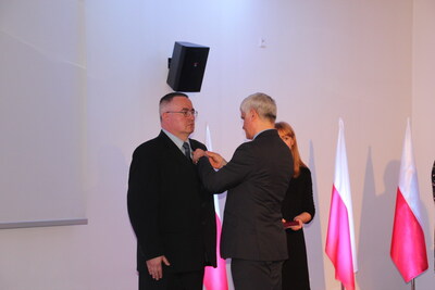 Odznaczenie dla Piotra Łapińskiego