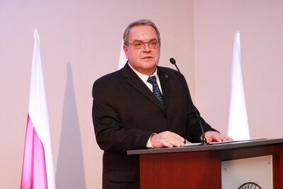 Wiceprezes Jan Baster odczytał list od Prezesa IPN dr. Jarosława Szarka