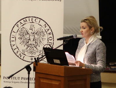 Wystąpienie dr Agnieszki Muzyk, wiceprezydent Łomży