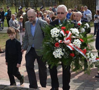 Wieniec od delegacji IPN. Fot. W. Tokarski