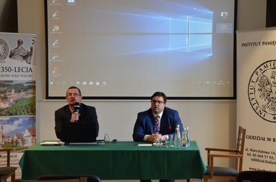 Andrzej Albiniak i dr Rafał Łatka