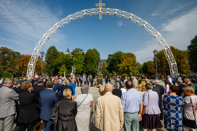 Uroczystości w 71. rocznicę urodzin błogosławionego ks. Jerzego Popiełuszki – Suchowola, 9 września 2018. Fot. Sławek Kasper (IPN)