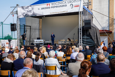 Uroczystości w 71. rocznicę urodzin błogosławionego ks. Jerzego Popiełuszki – Suchowola, 9 września 2018. Fot. Sławek Kasper (IPN)