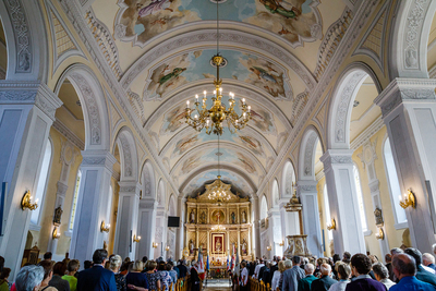 Uroczystości w 71. rocznicę urodzin błogosławionego ks. Jerzego Popiełuszki – Suchowola, 9 września 2018. Fot. Sławek Kasper (IPN)