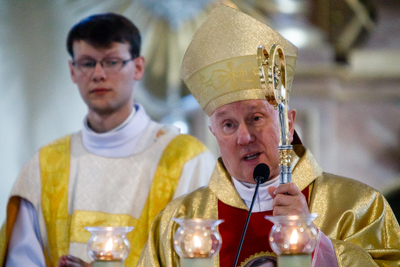 Uroczystości w 71. rocznicę urodzin błogosławionego ks. Jerzego Popiełuszki – Suchowola, 9 września 2018. Fot. Sławek Kasper (IPN)