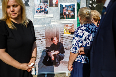 Uroczystości w 71. rocznicę urodzin błogosławionego ks. Jerzego Popiełuszki – Suchowola, 9 września 2018. Fot. Sławek Kasper (IPN)