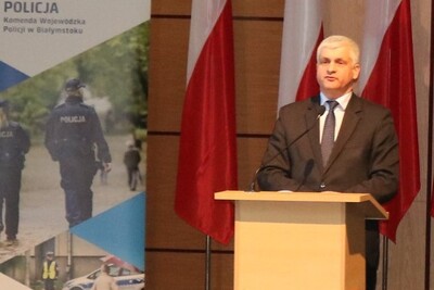 Przemówienie wojewody podlaskiego Bohdana Paszkowskiego