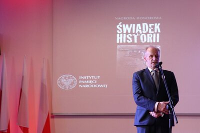 W imieniu Laureatów głos zabrał Kazimierz Jędrzej Wosiek