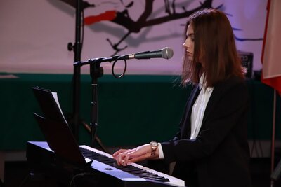 Uroczystość uświetnił występ Gabrieli Białej