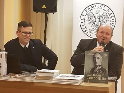 Promocja albumu  ,,Generał Gustaw Orlicz-Dreszer 1889–1936” z udziałem współautora dr. hab. Piotra Kardeli