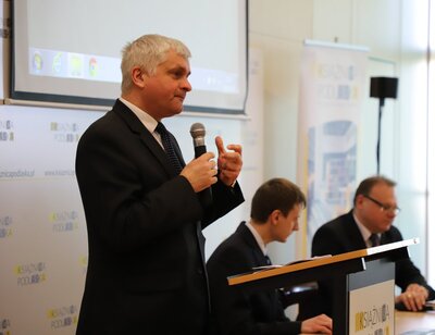 Głos zabrał wojewoda podlaski Bohdan Paszkowski