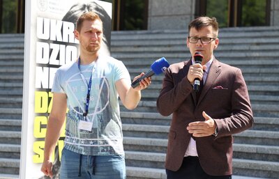 Dr Paweł Warot opowiedział o eksponowanej wystawie