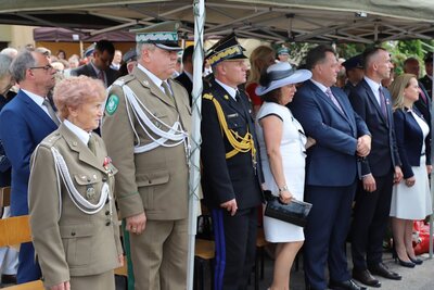 Uczestnicy obchodów 100. rocznicy wybuchu Powstania Sejneńskiego