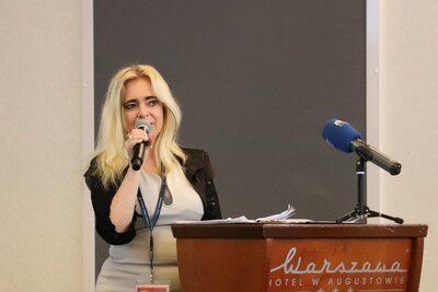 Wystąpienie dr Joanny Potaczek