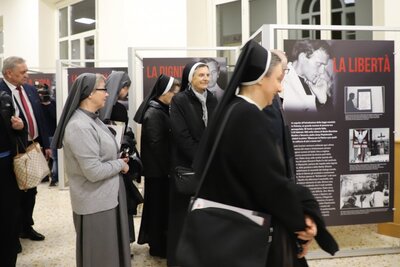 Wernisaż wystawy ,,Decalogo di padre Jerzy’’