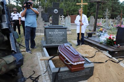 Uroczystości pogrzebowe Jana Mackiewicza, fot. A.P.