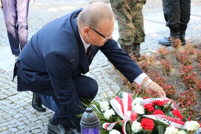 Obchody święta Wojska Polskiego w Łomży, fot. R.W.