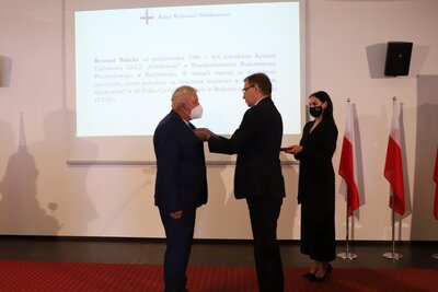 Uroczystość wręczenia Krzyży Wolności i Solidarności, fot. A. Piekarska IPN Białystok