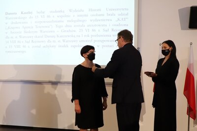 Uroczystość wręczenia Krzyży Wolności i Solidarności, fot. A. Piekarska IPN Białystok