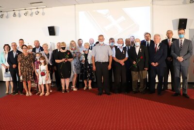 Uroczystość wręczenia Krzyży Wolności i Solidarności, fot. A. Piekarska IPN Białystok