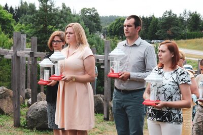 76. rocznica Obławy Augustowskiej. Fot. OBEN IPN Białystok