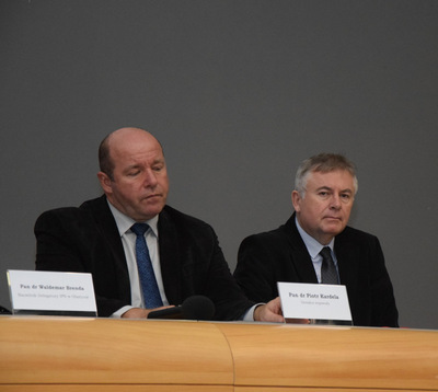 Wystąpienie dr. Piotra Kardeli (fot. WMUW)