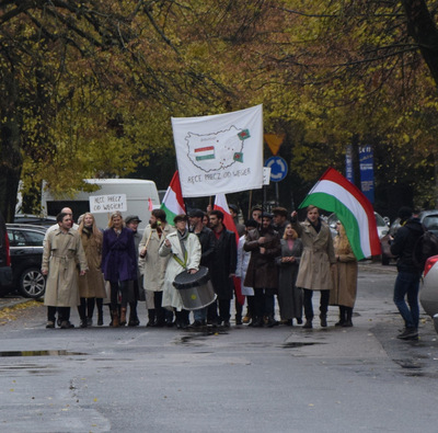 Rekonstrukcja manifestacji studentów z 25 października 1956 r. (fot. WMUW)