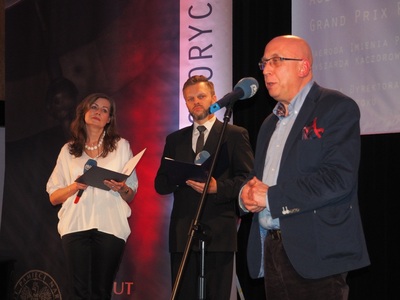 Dr Marek Lasota, pełnomocnik Prezesa IPN dziękował dziennikarzom za wzruszające reportaże