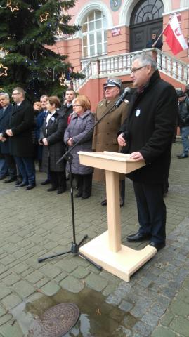 Wystąpienie dr. Waldemara Brendy, naczelnika Delegatury IPN w Olsztynie