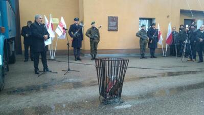 Wystąpienie Józefa Dzikiego, przewodniczącego Zarządu Regionu Warmińsko-Mazurskiego NSZZ "Solidarność"