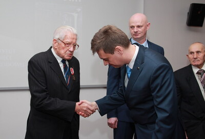 Nagrodę odbiera Pan Antoni Mazalewski