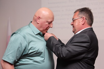 Wręczenie Krzyża Bohdanowi Arczewskiego