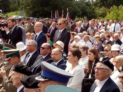 Instytut Pamięci Narodowej reprezentował wiceprezes dr Mateusz Szpytma oraz delegacja Oddziału w Białymstoku